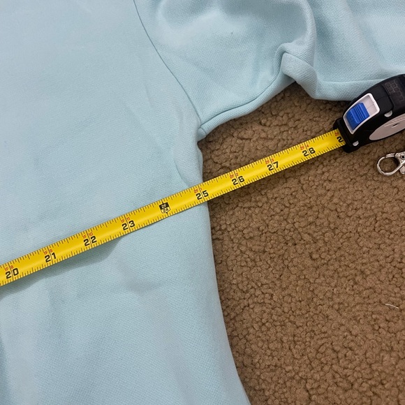 Dolls Kill Light Blue Powerpuff Oversized Sweatshirt - Picture 4 of 5